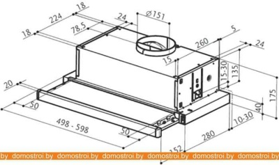 Вытяжка Faber Flexa Plus Inox A60 315.0547.829 фотография
