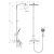 Душевая стойка Hansgrohe Raindance Select 360 Showerpipe для ванны [27113000] фотография