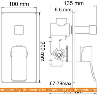 Смеситель Wasserkraft Aller 10641 (белый/хром) фотография