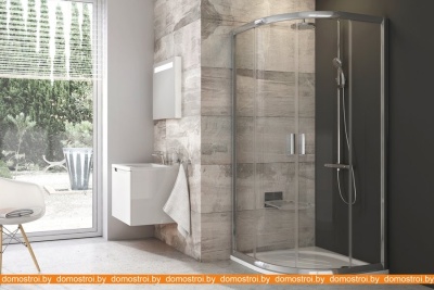Душевой уголок Ravak Blix BLCP4 90x90 (серебристый/прозрачное) фотография