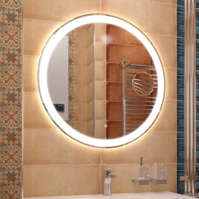 Зеркало c LED подсветкой Континент Aroma LED 78x78 фотография