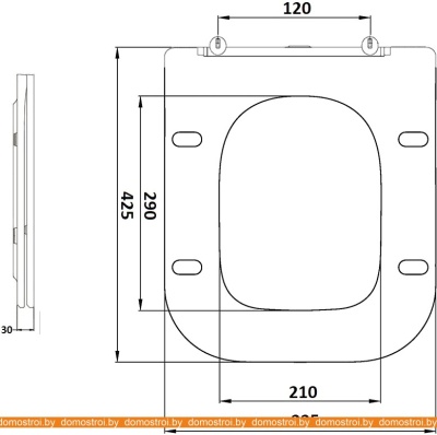 Унитаз CeramaLux 215D фотография