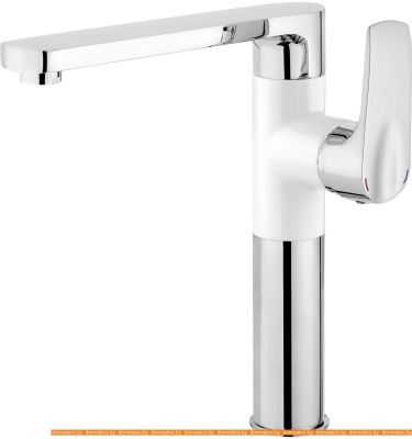 Смеситель Deante Gardenia BEG W630 (хром/белый) фотография