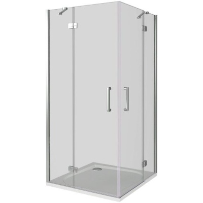 Душевой уголок GoodDoor SATURN CR-90-C-CH 90x90 стекла прозрачные (без поддона) фотография