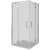 Душевой уголок GoodDoor SATURN CR-90-C-CH 90x90 стекла прозрачные (без поддона) фотография