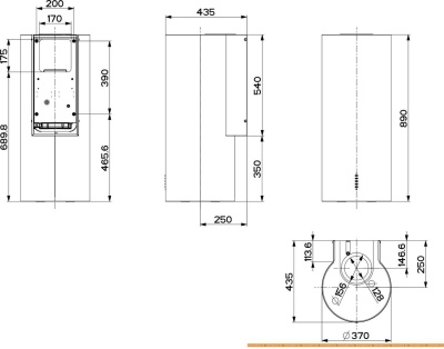 Вытяжка Faber Cylindra Plus WH Gloss A37 фотография