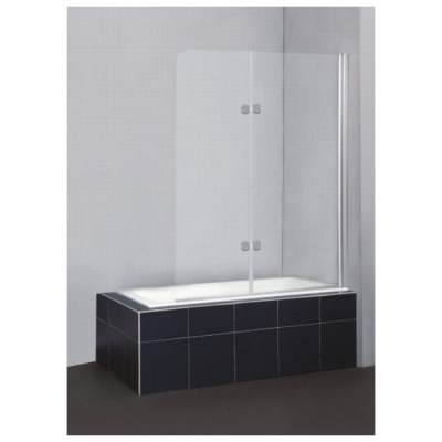 Шторка для ванной BelBagno SELA-V-21-120/140-C-Cr прозрачное стекло 120x140 фотография