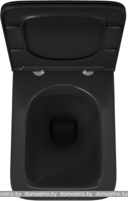 Унитаз OWL 1975 Vatter Ruta-H Matt Black с сиденьем DP микролифт OWLT190404 фотография