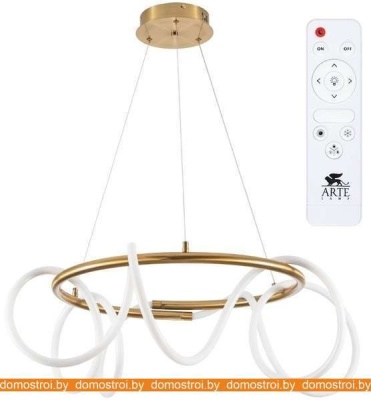 Подвесная люстра Arte Lamp Klimt A2850LM-75PB фотография