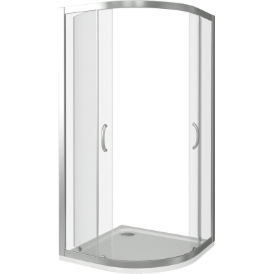 Душевой уголок GoodDoor INFINITY R-100-C-CH 100x100 стекла прозрачные (без поддона) фотография