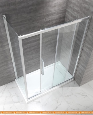 Душевой уголок Cezares LUX-SOFT-W-AH-1-130/100-C-Cr-IV фотография