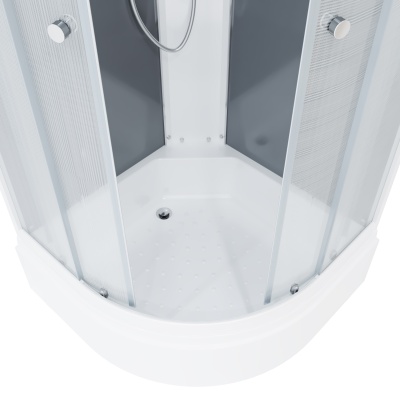 Душевая кабина Triton Рио 3 90x90 графит фотография