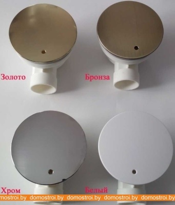 Сифон с переливом RGW Velplex QYD-01-chrome фотография