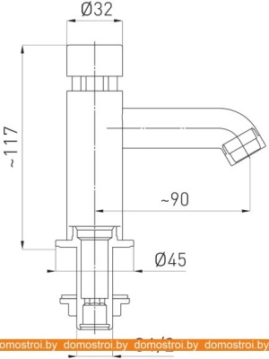 Смеситель Ferro Press Z201 фотография