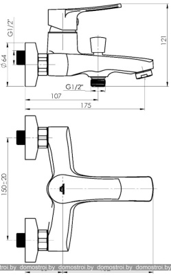 Смеситель Rubineta Nica-10/K фотография