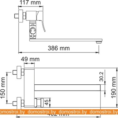 Смеситель Wasserkraft Exter 1602L фотография
