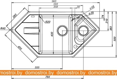 Кухонная мойка IDDIS Vane G V27G965i87 фотография