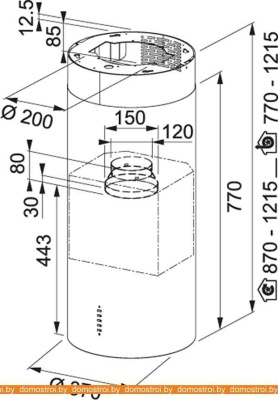 Вытяжка Franke Tube FTU Plus 3707 I WH фотография