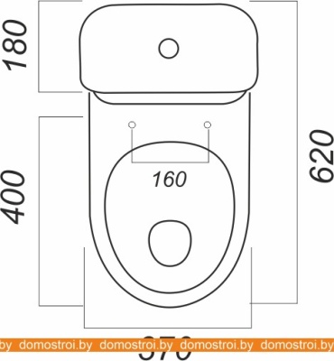 Унитаз Sanita Luxe Стандарт - Эконом SDTSACC01090112 фотография