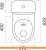 Унитаз Sanita Luxe Стандарт - Эконом SDTSACC01090112 фотография