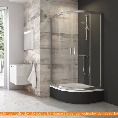 Душевой уголок Ravak Blix BLCP4 SABINA 80x80 (белый/графит) фотография