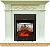 Комплект камина Smolcom Verona STD-ASP с Royal Flame Majestic FX M Black (белый дуб) картинка