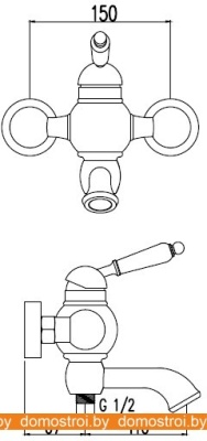 Смеситель Kaiser Stone 61222 фотография