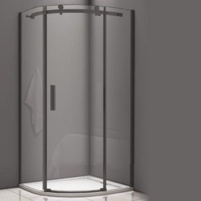 Душевой уголок GoodDoor GALAXY R-90-C-B 90x90 стекла прозрачные (без поддона) фотография
