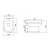 Приставной унитаз BelBagno Boheme [BB115CB + BB115SCM-CRM] с сиденьем фотография