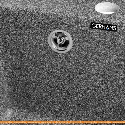 Кухонная мойка Gerhans A10 (графит) фотография