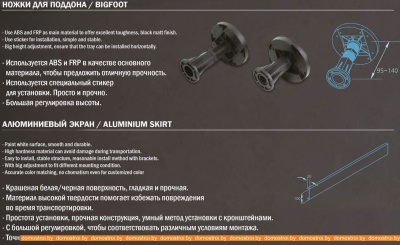 Душевой поддон WeltWasser TRP 100 Stone-WT 100x100 фотография
