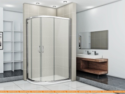 Душевой уголок Good Door Infinity R 120x80 (матовое/хром) фотография
