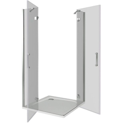 Душевой уголок GoodDoor SATURN CR-90-C-CH 90x90 стекла прозрачные (без поддона) фотография