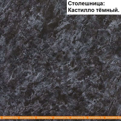 Кухня Интерлиния Мила 12x27 (красный-антрацит-кастилло темный) фотография