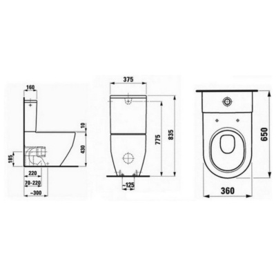 Напольный унитаз Laufen Pro S 8259524002311 фотография