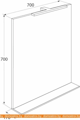Зеркало IDDIS Custo 70 CUS70W0i98 фотография