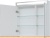 Шкаф с зеркалом Dreja Max 80 77.9009W (белый) фотография Шкаф с зеркалом Dreja Max 80 77.9009W (белый) фотография