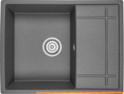 Кухонная мойка Granula 6501 (графит) фотография