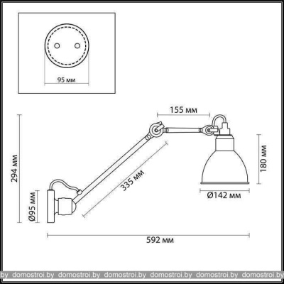 Светильник бра Odeon Light Arta 4126/1WD фотография