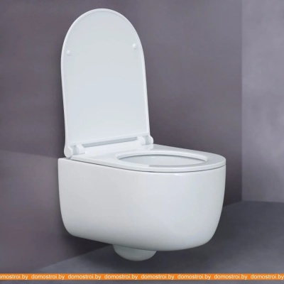Унитаз Bocchi V-Tondo Rimless (белый) 1417-001-0129+A0336-001 фотография
