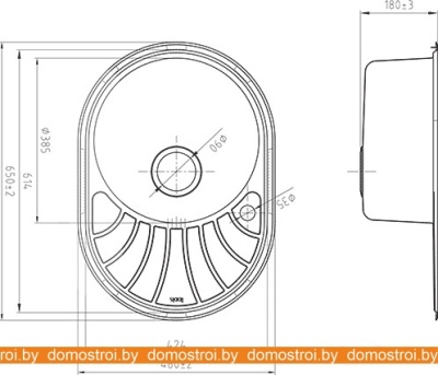 Кухонная мойка IDDIS Suno SUN65PRi77 фотография