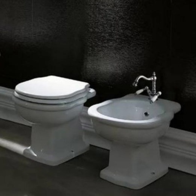 Приставной унитаз BelBagno Boheme BB115CBS фотография