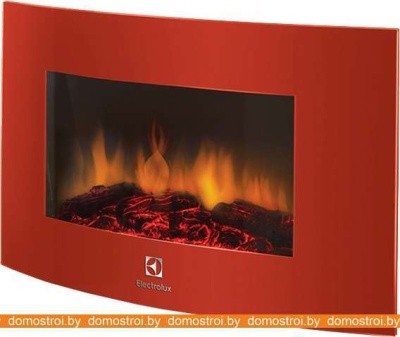 Электрокамин Electrolux EFP/W-1200URLS (красный) фотография