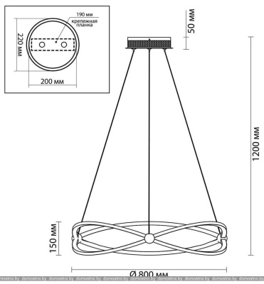Подвесная люстра Odeon Light Lesla 4730/54L фотография