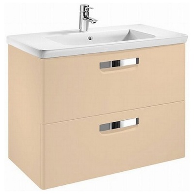 Тумба под умывальник Roca The Gap 80 ZRU9302690 бежевая фотография
