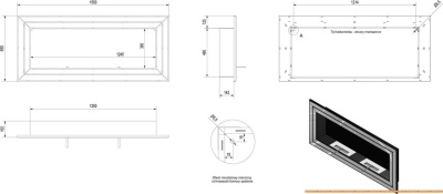 Биокамин Kratki Juliet 1500 (с сертификатом TUV) фотография