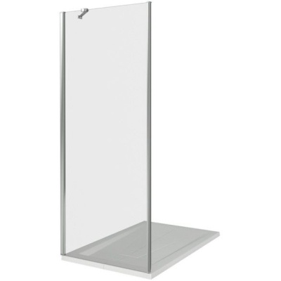 Боковая часть GoodDooor MOKKA SP-100-C-WE 100x185 прозрачные стекла фотография