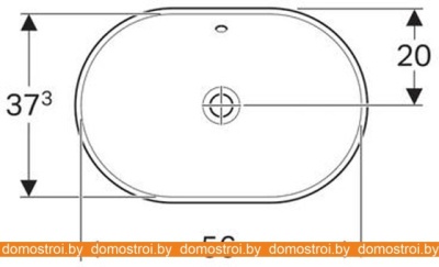 Умывальник Geberit VariForm 500.729.01.2 фотография