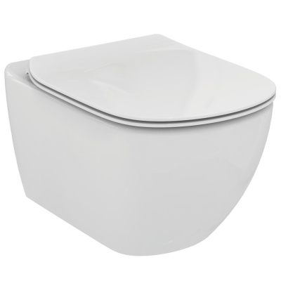 Комплект инсталляции и унитаза Ideal Standard Tesi Aquablade + кнопка Solea M1 хром T387201 фотография