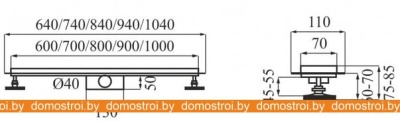Душевой трап Calani Linea360 Chrom 60 CAL-G0024 фотография